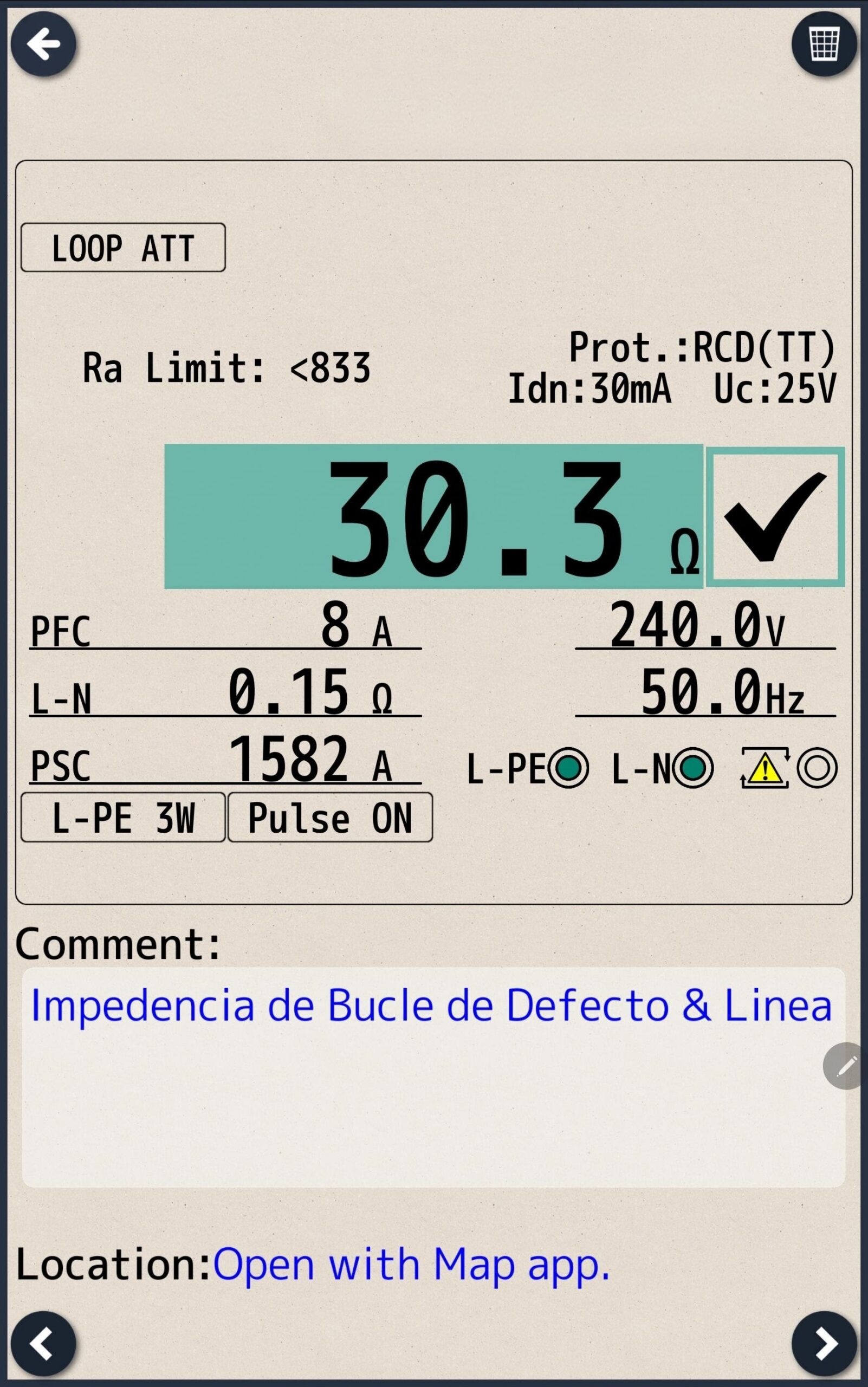 Impedancia de bucle